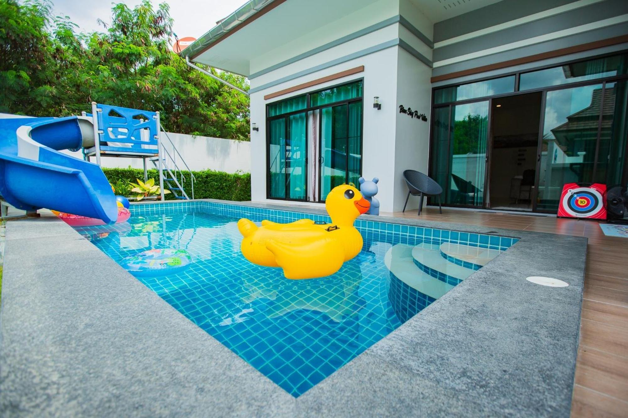 บลูสกาย พูลวิลล่า ชะอำ หัวหิน Blue Sky Pool Villa Ban Bo Fai 外观 照片